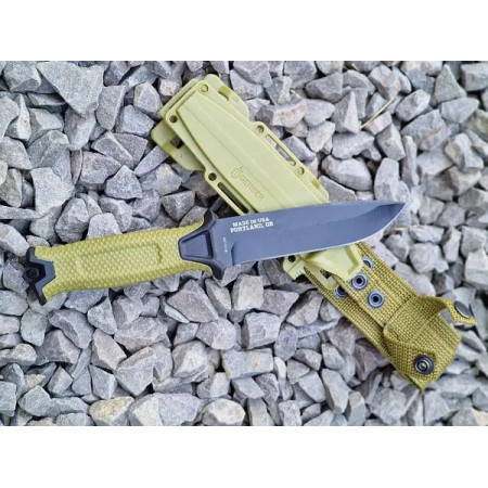 Ніж мисливський Bear Grylls Gerber ОЛИВА 539-1 / 25 см / 11 см
