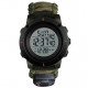 Часы наручные SKMEI 1213AG, PARACORD, ARMY GREEN BIG SIZE, Compass, термометр, кресало, 10464
