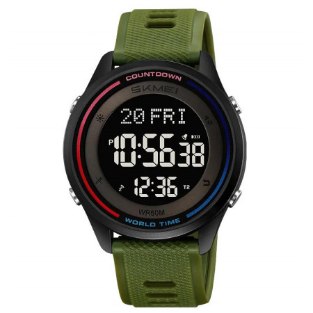 Часы наручные SKMEI 2348AG, ARMY GREEN, 11450
