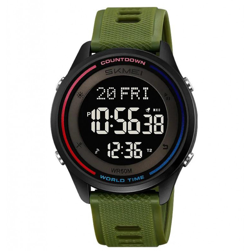 Часы наручные SKMEI 2348AG, ARMY GREEN, 11450