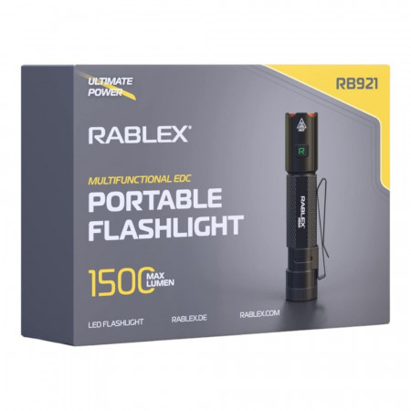 Ручний ліхтар Rablex RB921, XHP35 LED, Zoom, ЗП Type-C,