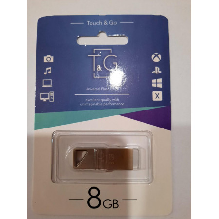 USB флеш накопичувач T&G метал серія 8GB/ TG111-8G (Гарантія 3 роки)