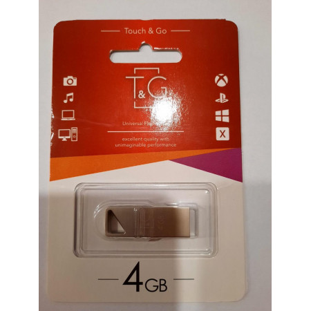 USB флеш накопичувач T&G метал серія 4GB/ TG111-4G (Гарантія 3 роки)