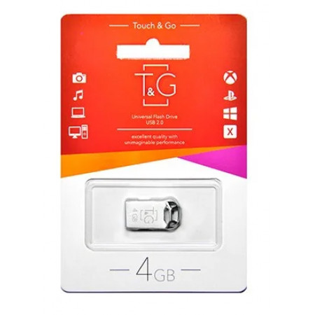 USB флеш накопичувач T&G метал серія 4GB/ TG110 (Гарантія 3 роки)