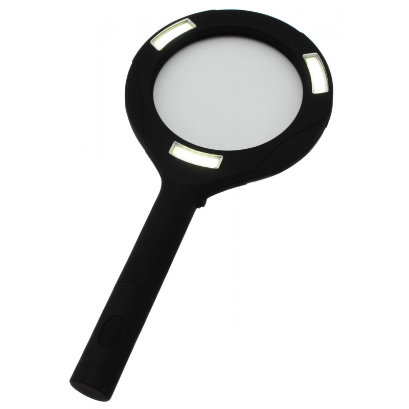 Лупа з підсвіткою Magnifier 419, COB, 82 мм