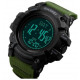 Годинники наручні SKMEI 1356AG, ARMY GREEN, Компас, 9748