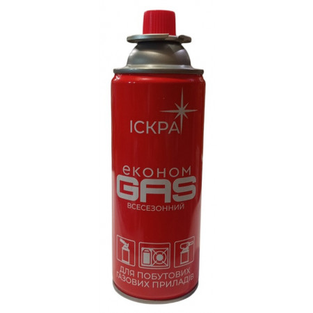 Газ для пальника/ кемпінгу Іскра/365 мл/ -30 до +40