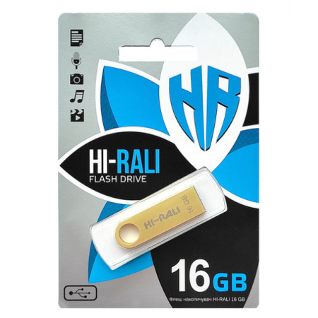 USB флеш накопичувач Hi-Rali 16GB/ HI-16GBSHGD (Гарантія 3 роки)
