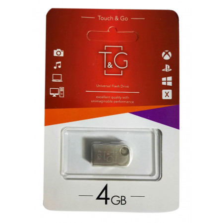 USB флеш накопичувач T&G метал серія 4GB/ TG112-4G (Гарантія 3 роки)