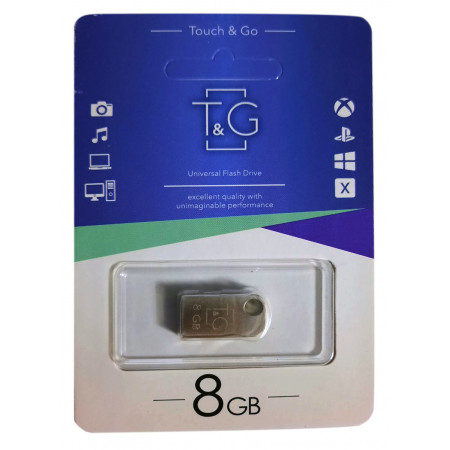 USB флеш накопичувач T&G метал серія 8GB/ TG112-8G (Гарантія 3 роки)