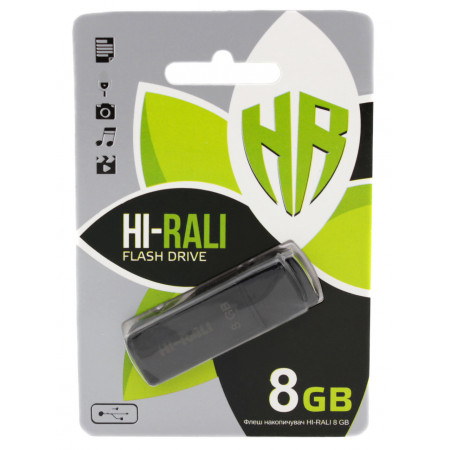 USB флеш накопичувач Hi-Rali 8GB/ HI-8GBTAG (Гарантія 3 роки)