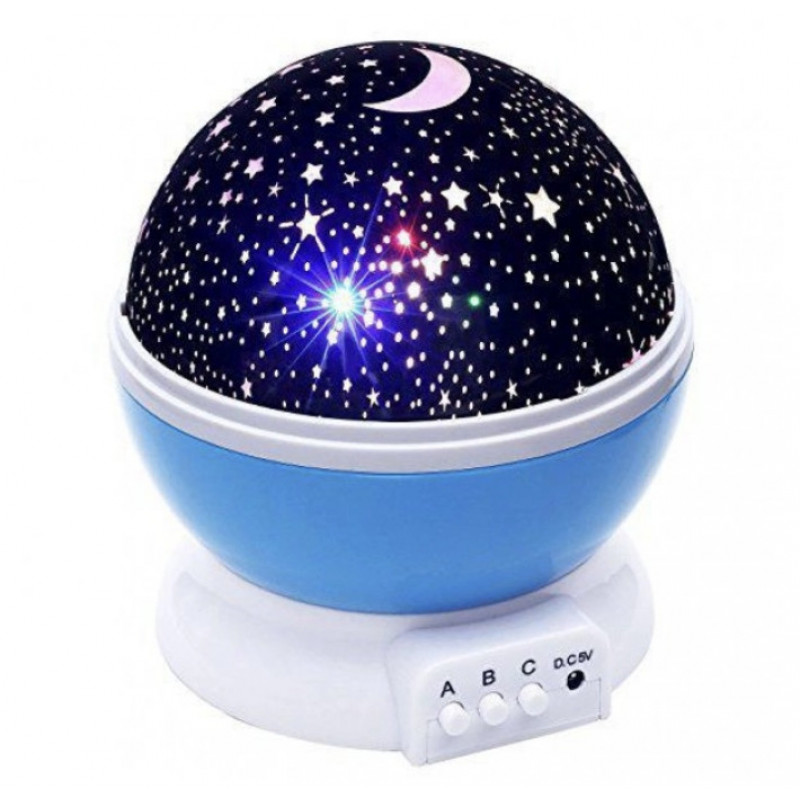 Ночник настольный светильник проектор Star Master USB, BIG, 4767