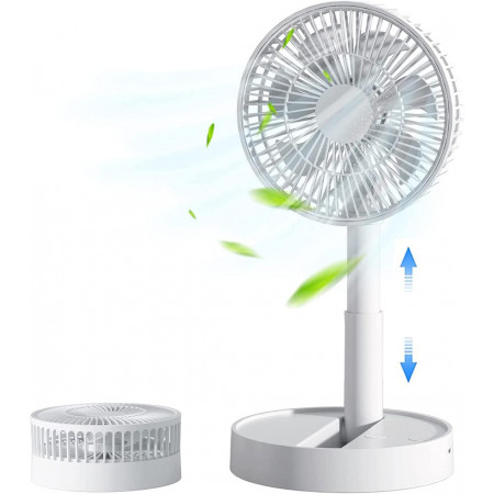 Настільний вентилятор складний USB міні-вентилятор Folding Fan з акум. (WX6505)