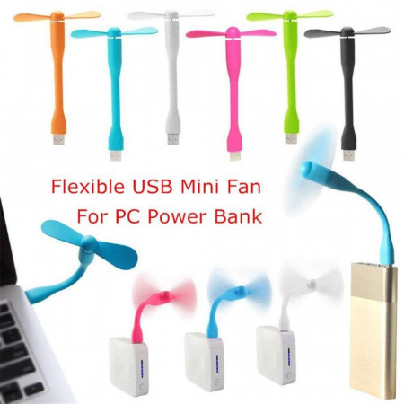 Вентилятор міні в USB hh-01, 1713, різні кольори