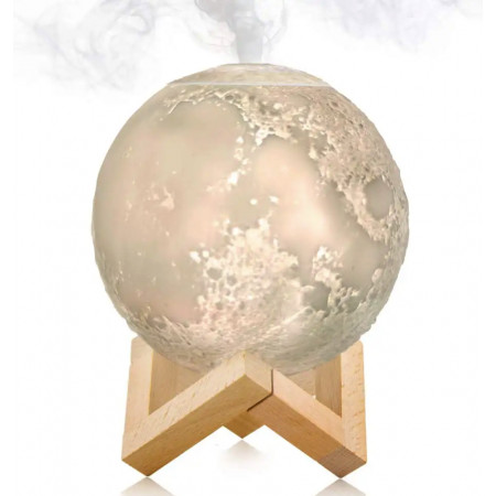Нічник - зволожувач повітря Луна 3D Moon Lamp RGB, USB, 6727-2
