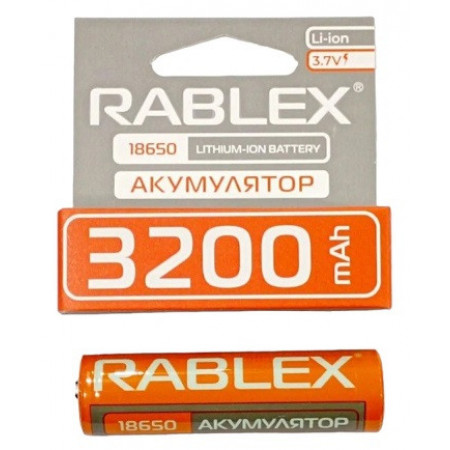 Акумулятор Rablex 18650 Li-ion 3200mAh Li-ION 3.7v