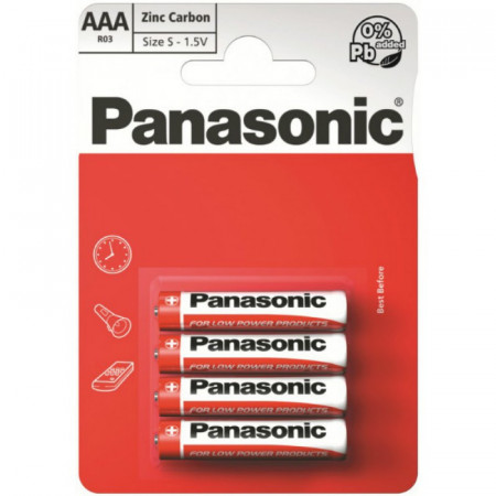 Батарейка Panasonic R3/AA / сольова