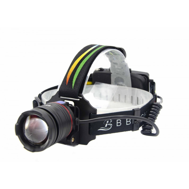 Налобний ліхтар P52, 2х18650, ЗУ MicroUSB, P50 LED, Zoom