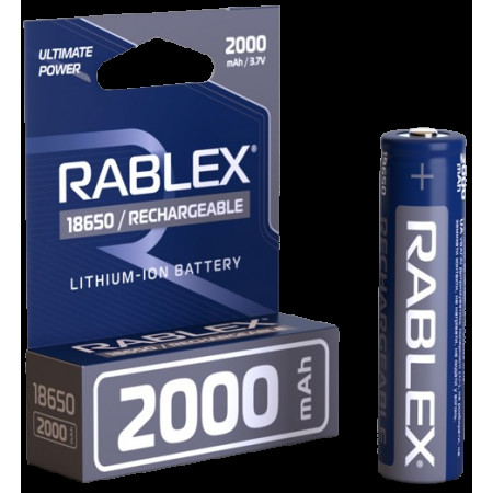 Акумулятор Rablex 18650 Li-ion 2000mAh 3.7v