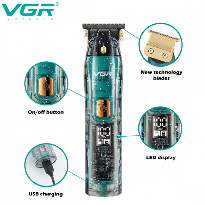 Триммер для бороди та вусів VGR V-961