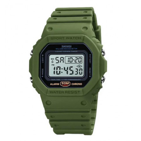 Наручні годинники SKMEI 1628AGWT, ARMY GREEN-WHITE, 10255