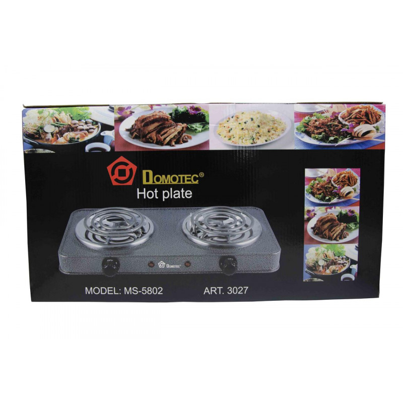 Електроплита двохкомфорна Domotec MS-5802 - 3027