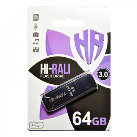 USB флеш накопичувач Hi-Rali 64GB/ HI-64GBTAGBK (Гарантія 3 роки)