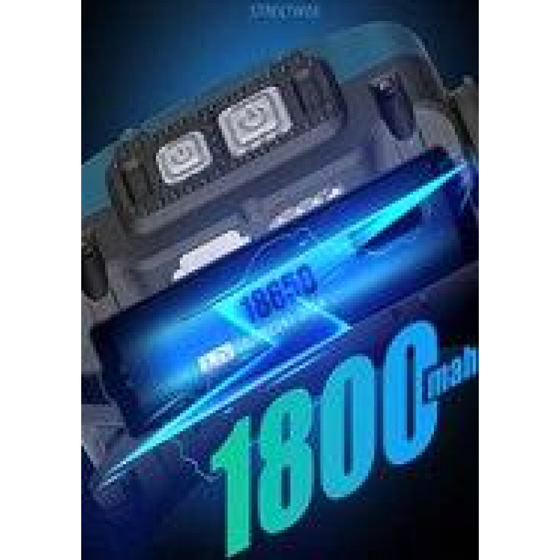 Налобний ліхтар Rablex RB953, жовтий+білий+червоний, T6+24хCOB+2хRED LED, Сенсор, акум, Type-C