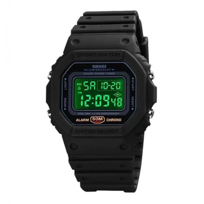 Годинники наручні SKMEI 1628BKBK, BLACK-BLACK, 10256