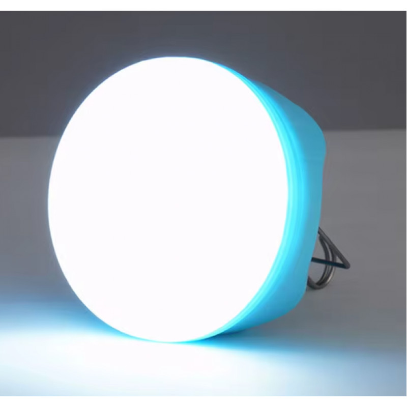 Ліхтар для кемпінгу LED-6, 300 W, акумулятор, ЗП Type-C, сонячна панель, гак
