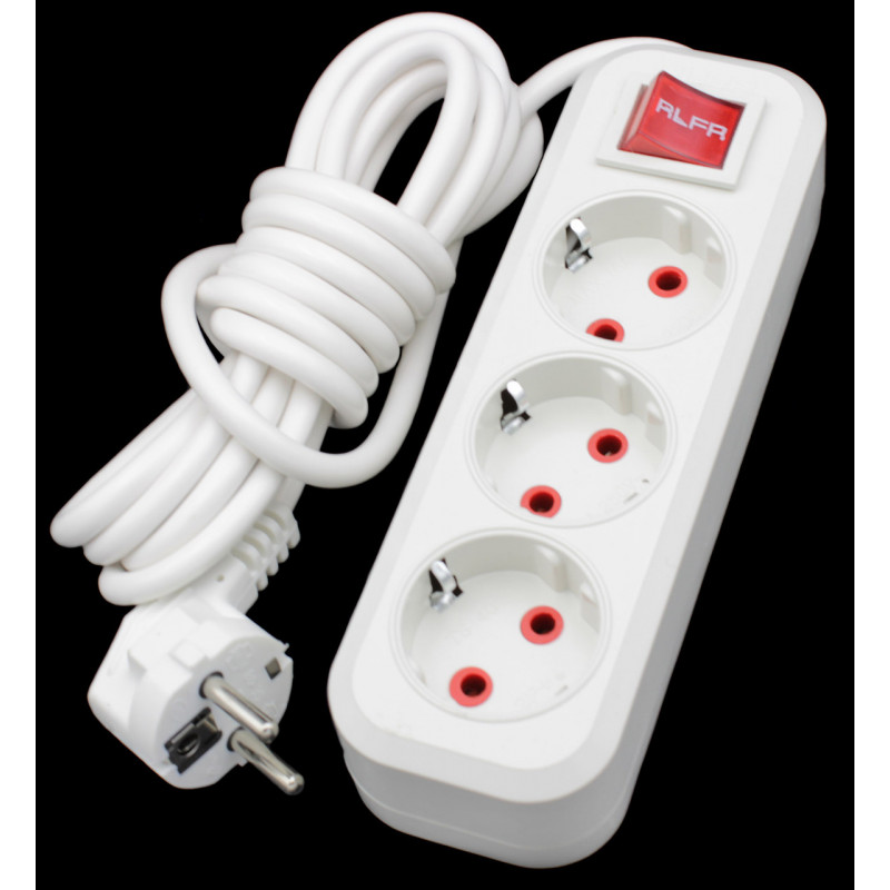 Подовжувач RLFR 3 розетки, 5 метрів