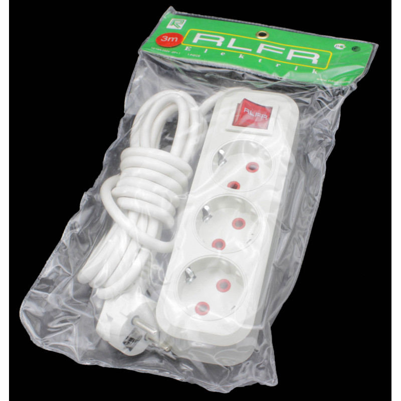 Подовжувач RLFR 3 розетки, 5 метрів