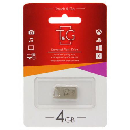 USB флеш накопичувач T&G метал серія 4GB/ TG109-4G (Гарантія 3 роки)