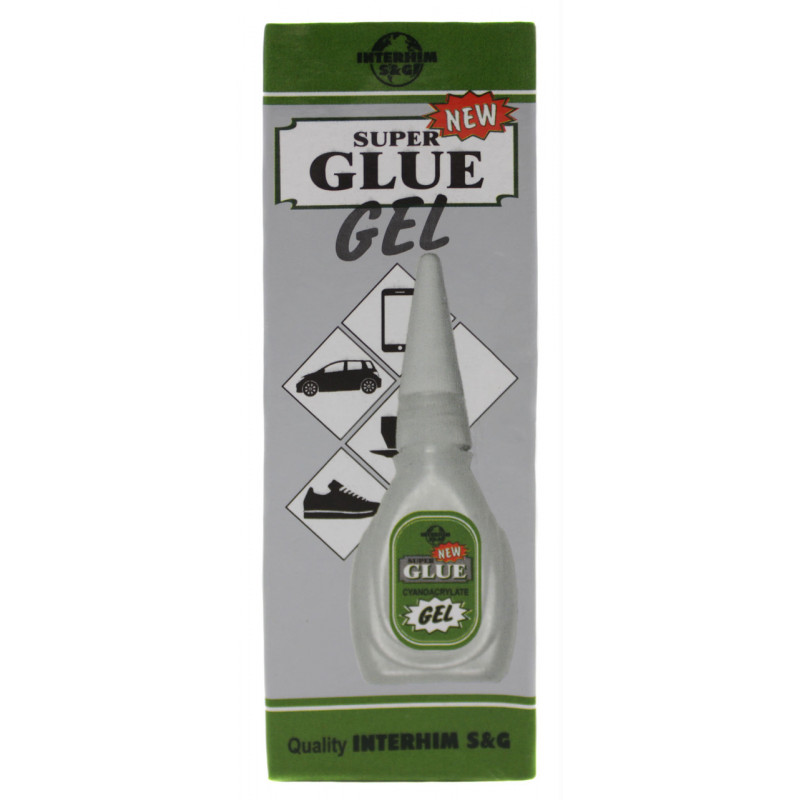 Суперклей Гель глобус 20г Globus Interhim S&G / зелена коробочка