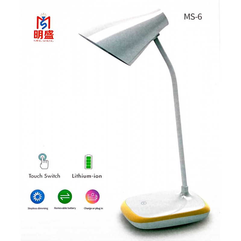 Настольная LED лампа аккумуляторная Ming Sheng MS-6