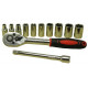 Набір інструментів ключ трещотка, подовжувач, головки, Tianfeng Tools 12pcs 8312