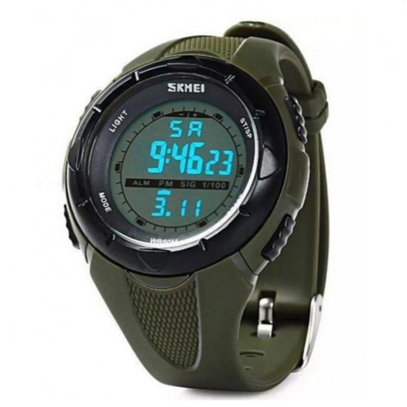 Годинники наручні SKMEI 1025AG, ARMY GREEN, 6032