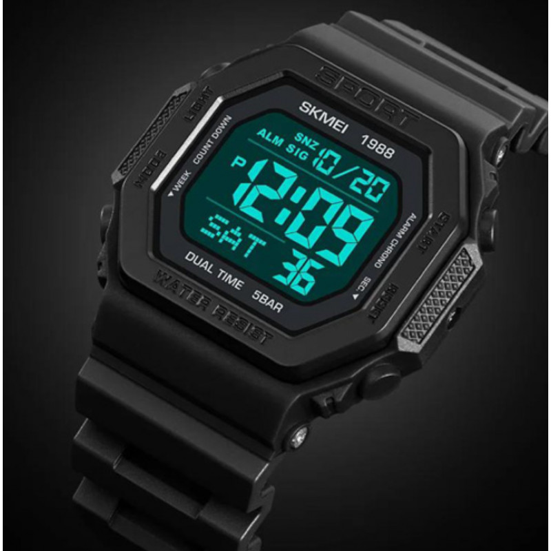 Годинники наручні SKMEI 1988BK, ЧОРНИЙ, 10282
