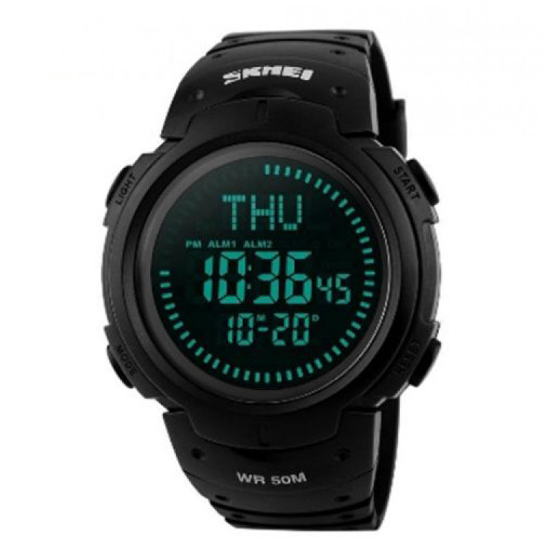 Часы наручные SKMEI 1231BK, BLACK, Compass, 9739
