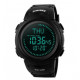 Часы наручные SKMEI 1231BK, BLACK, Compass, 9739