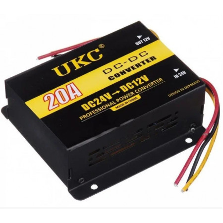Перетворювач UKC DC/DC 24v-12v 20A / 3397