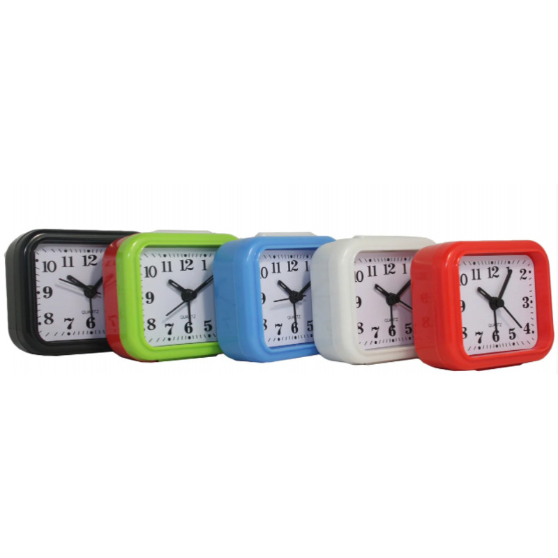 Годинник будильник QUARTZ 1R6 8845, різні кольори