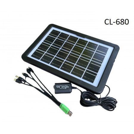 Сонячна панель SOLAR PANEL CL-681 12W / 28х20 см