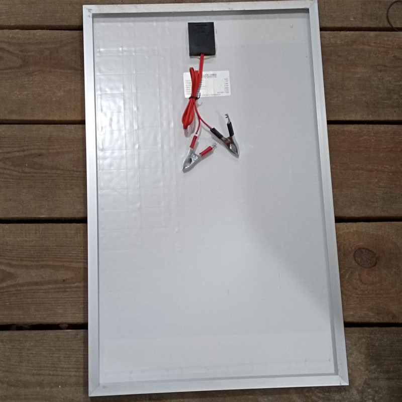 Сонячна панель SOLAR PANEL RB-SL30 / 30W 18V 58х36см / верх скло, рамка алюміній
