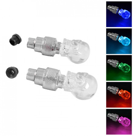 Велозолотник 819 -1RGB, 5 кольорів, 3xAG10 / ЧЕРЕП