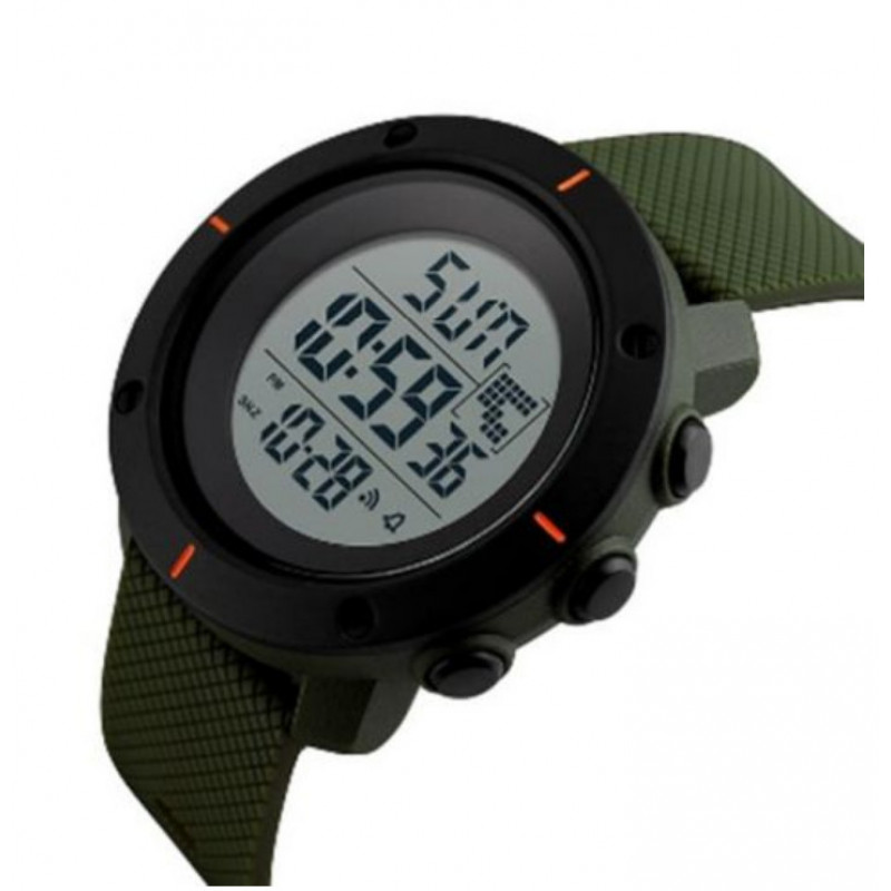Часы наручные SKMEI 1213AG, ARMY GREEN BIG SIZE, 9736