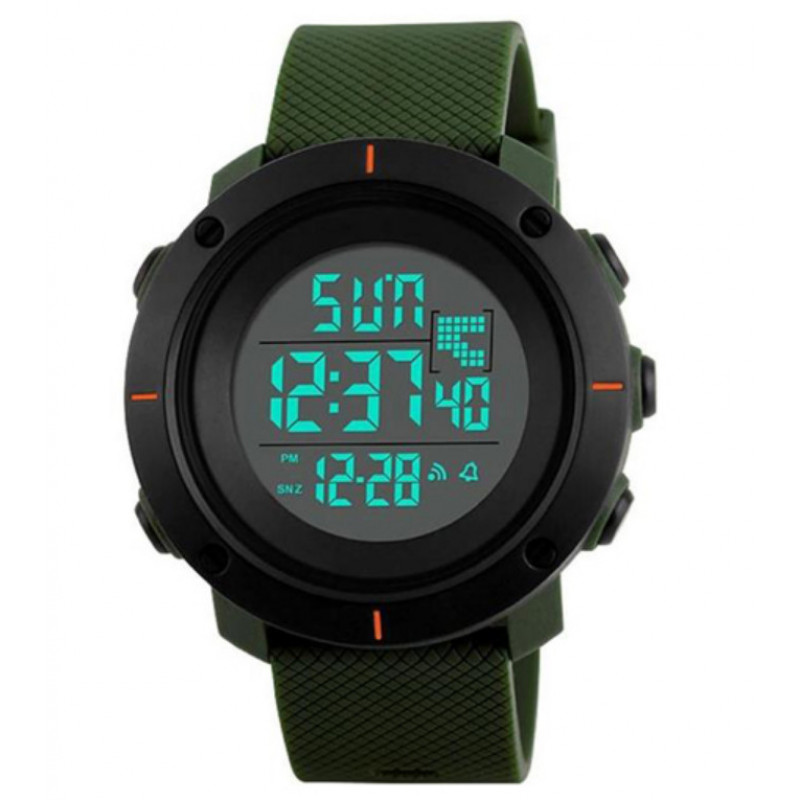 Часы наручные SKMEI 1213AG, ARMY GREEN BIG SIZE, 9736