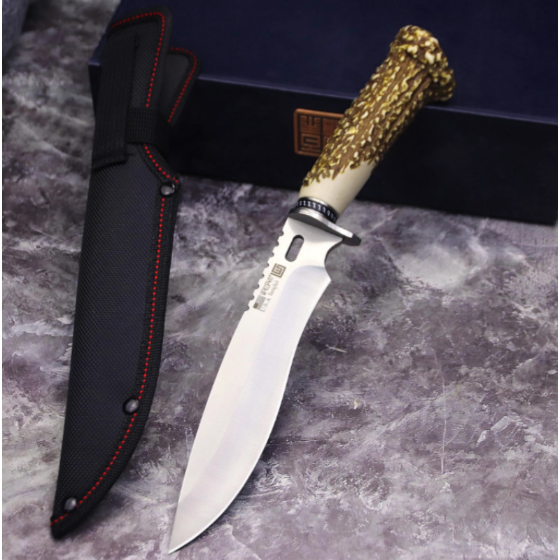 Ніж мисливський Damascus 141