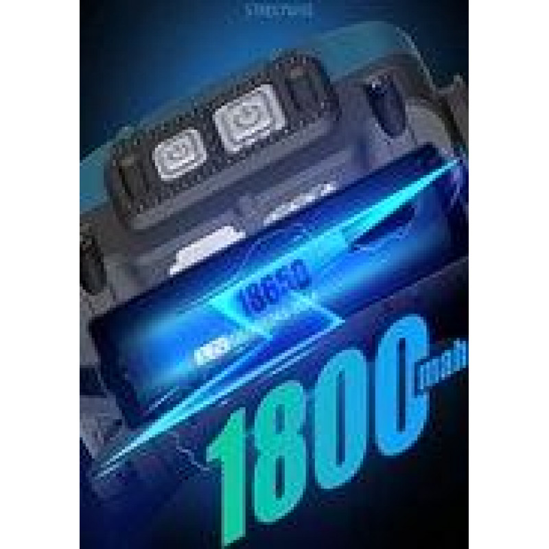 Налобний ліхтар Rablex RB955, жовтий+білий+червоний, T6+6хCOB, Zoom, Сенсор, акум, Type-C