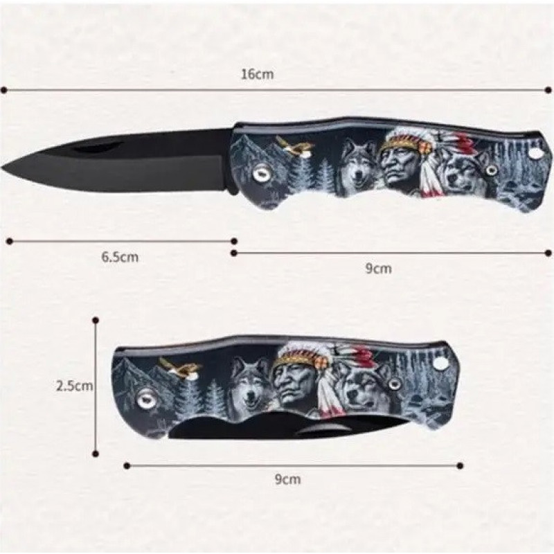 Ніж складний Knifes Skull 4760X -4